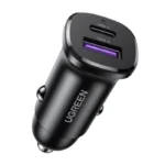 UGREEN 30W 2-ports Car Charger – Black
